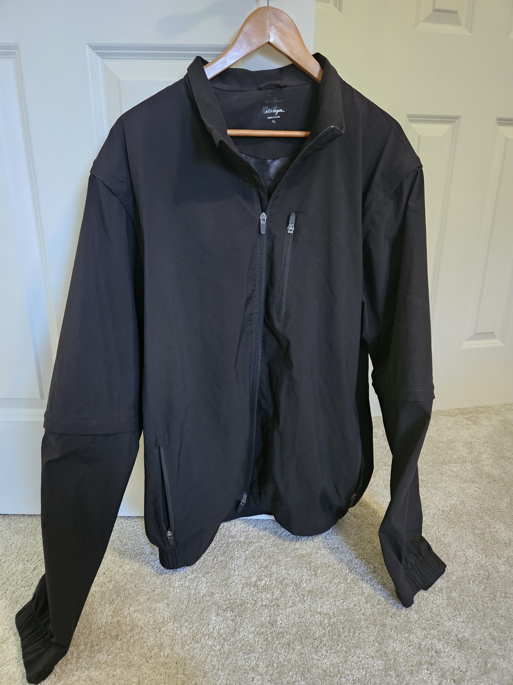 Walter Hagen Black Lightweight Shirt Jacket
